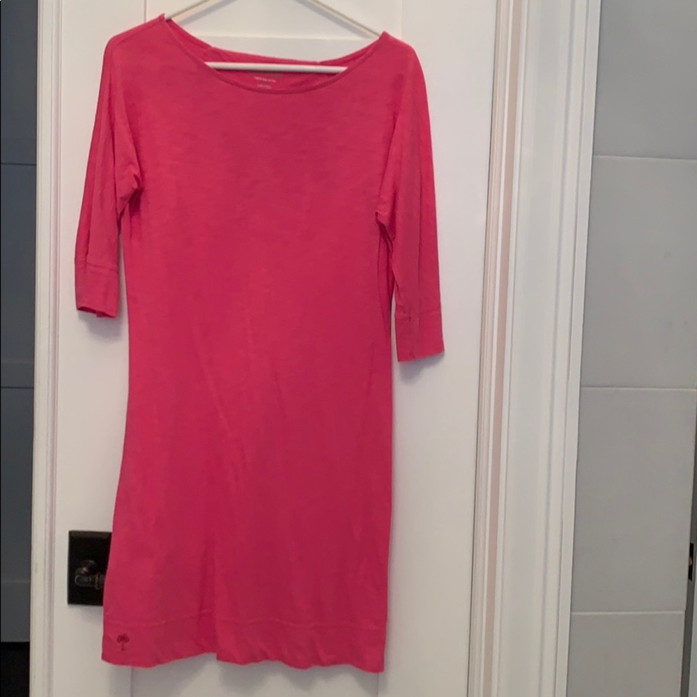 Lilly Pulitzer pina cotton long sleeve dress.